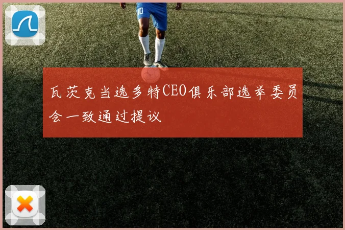 瓦茨克当选多特CEO俱乐部选举委员会一致通过提议