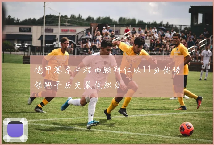 德甲赛季半程回顾拜仁以11分优势领跑平历史最佳积分