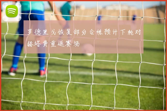 罗德里戈恢复部分合练预计下轮对赫塔费重返赛场